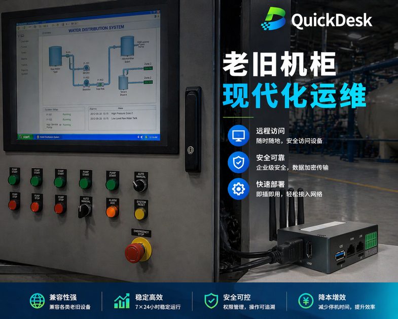 工厂还在用Windows XP？老旧OT系统的安全远程访问方案