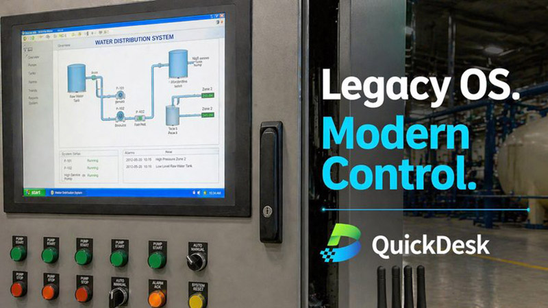 Still Running Windows XP on Your Factory Floor? Remote Access for Legacy OT Systems
